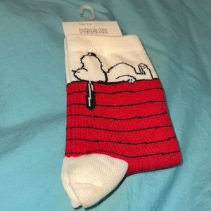 Hanna Andersson Peanuts Snoopy Socks 12/1Y NEW